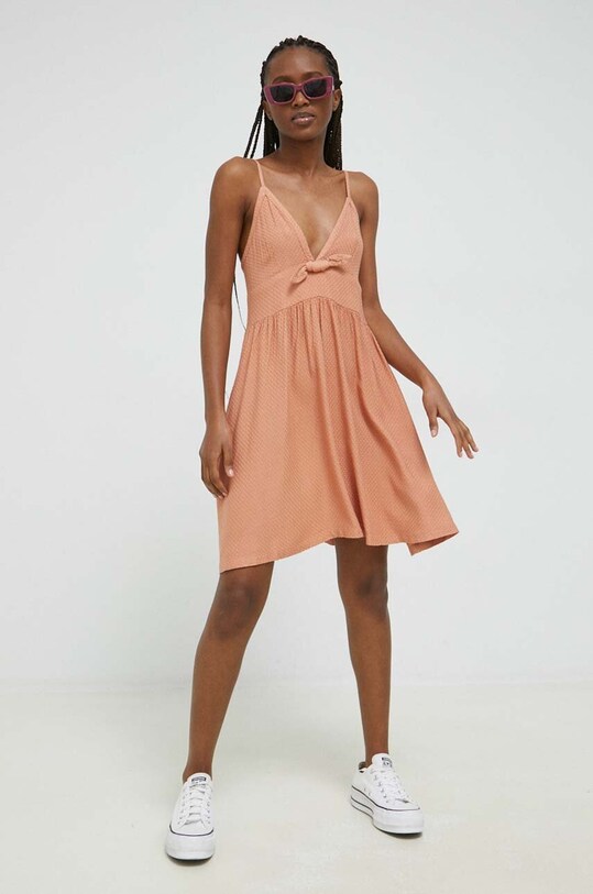 Roxy sukienka ARJWD03501 pomarańczowy SS23