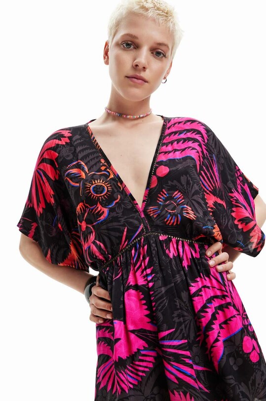 Одяг Пляжна сукня Desigual 23SWMW18 чорний