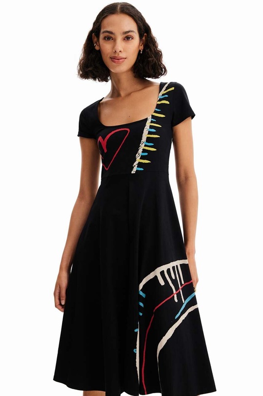 Сукня Desigual 23SWVK12 чорний SS23