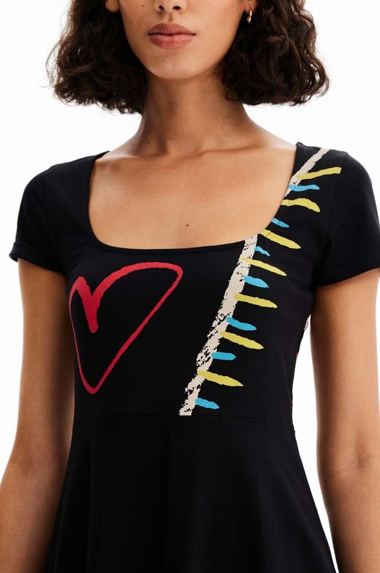 Одяг Сукня Desigual 23SWVK12 чорний