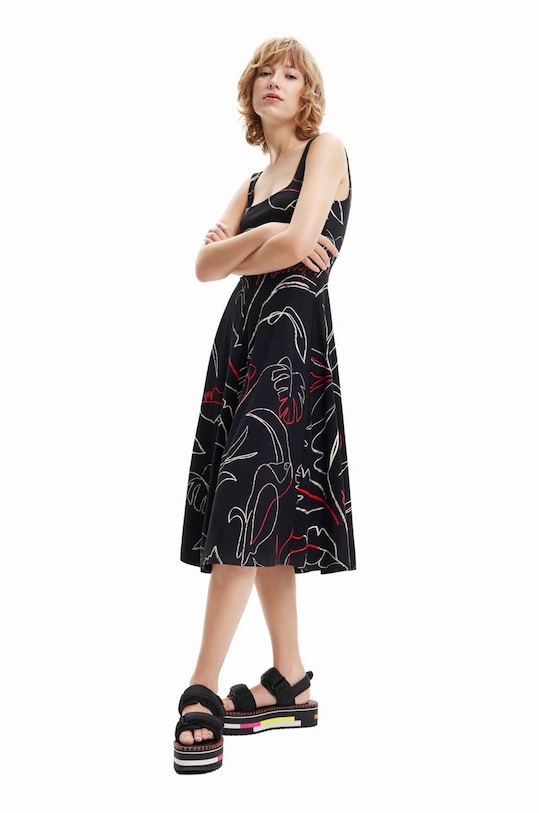 Desigual sukienka 23SWVK15 czarny SS23