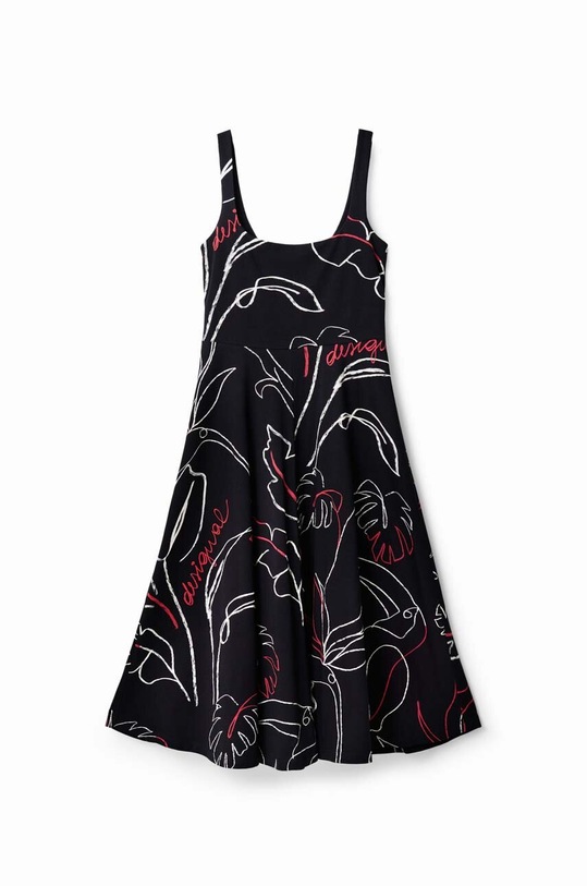 Desigual sukienka 23SWVK15 czarny