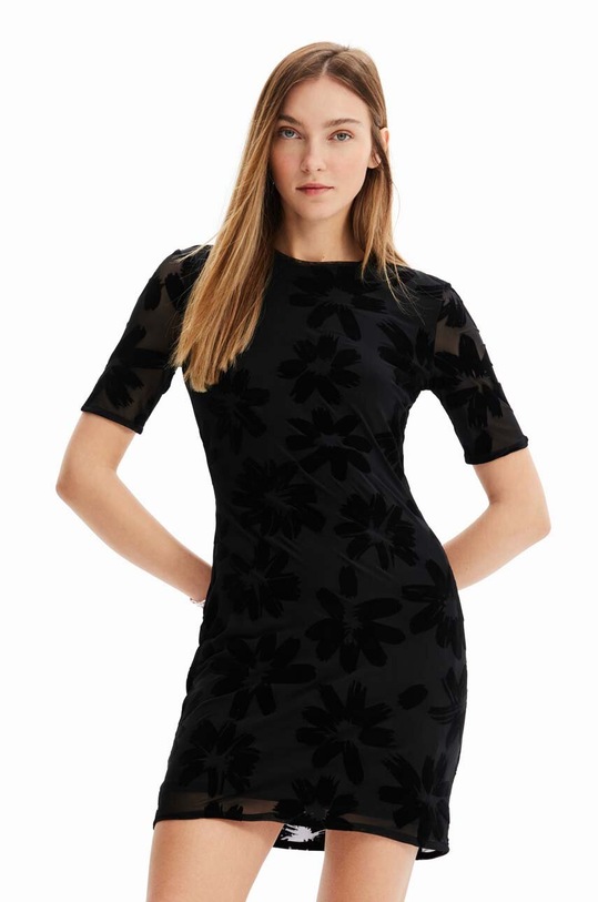 Desigual sukienka 23SWVK19 czarny SS23