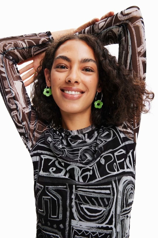 Desigual sukienka 23SWVK23 czarny SS23