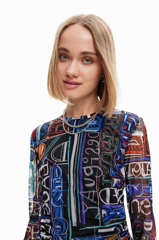Φόρεμα Desigual 23SWVK23 μαύρο SS23