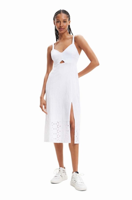 Desigual ruha vállas fehér 23SWVK72