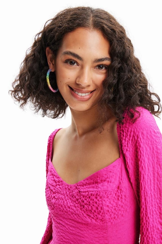 Šaty Desigual 23SWVW53 ružová SS23