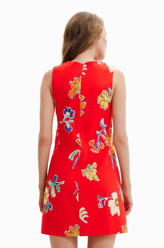 Odzież Desigual sukienka 23SWVW70 czerwony