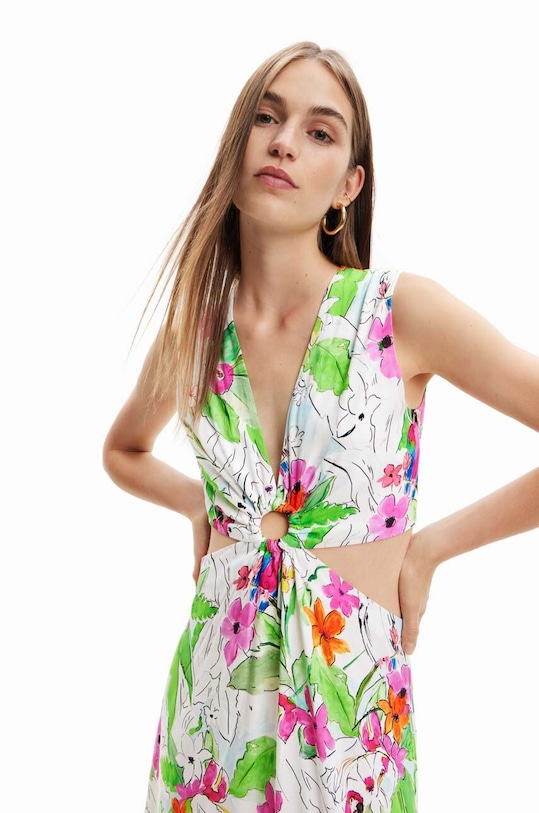 Desigual rochie 23SWVW73 alb SS23