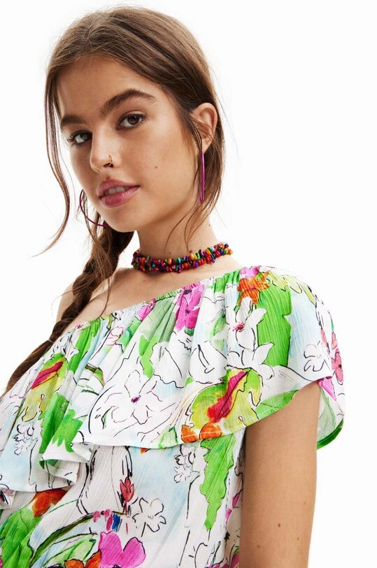 Šaty Desigual 23SWVW83 biela SS23