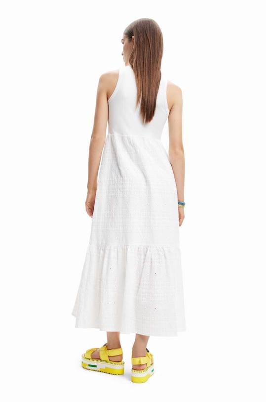 Desigual rochie alb 23SWVW84