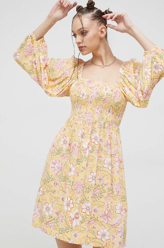 Платье Billabong mini жёлтый ABJWD00585