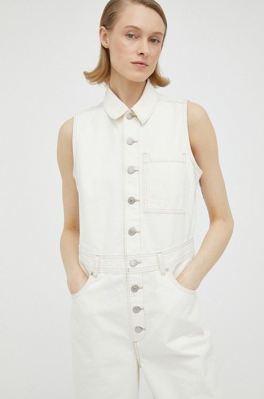 Levi's salopeta jeans bej A4850.0000