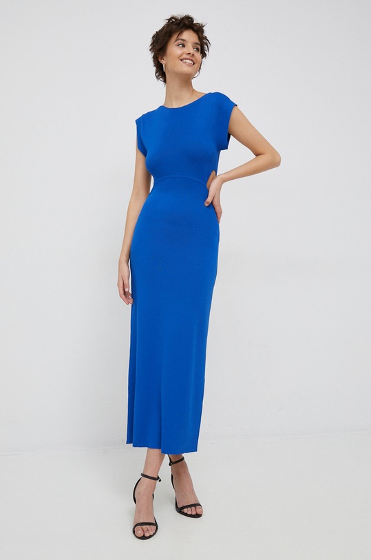 Sisley sukienka 11APMV00A.36U niebieski SS23