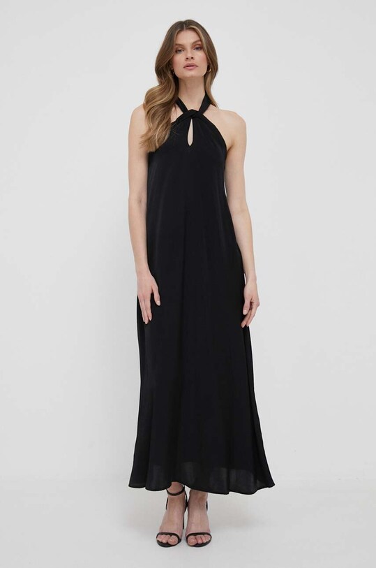 Îmbrăcăminte Sisley rochie 48PWLV043.100 negru