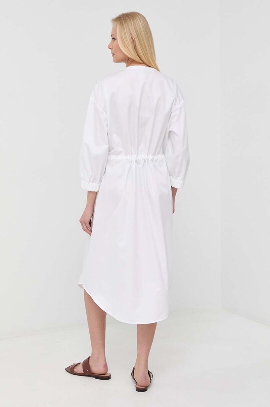 Max Mara Leisure rochie din bumbac 2332210136600 alb SS23