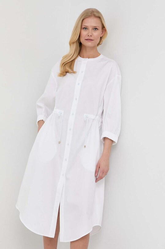 Îmbrăcăminte Max Mara Leisure rochie din bumbac 2332210136600 alb