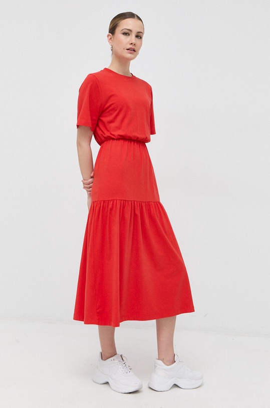 Max Mara Leisure sukienka 2336210636600 czerwony SS23