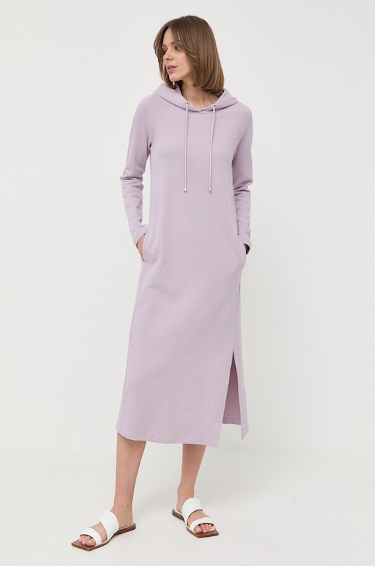 Max Mara Leisure sukienka 2336210736600 fioletowy SS23