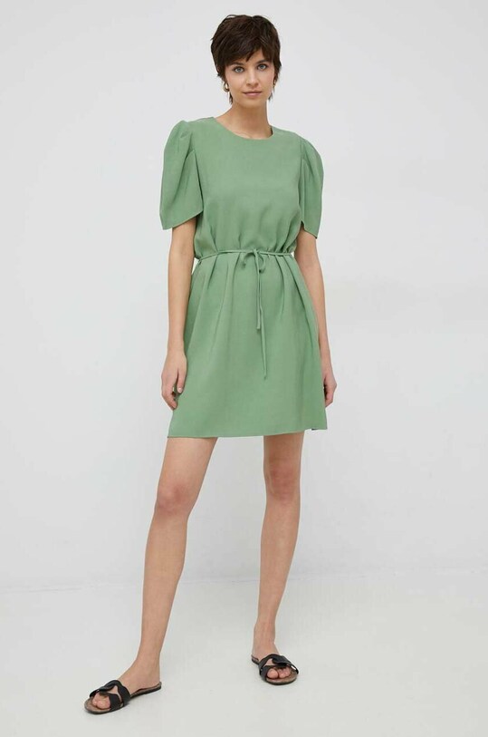 United Colors of Benetton rochie mini verde 4WR7DV02Z.2K7