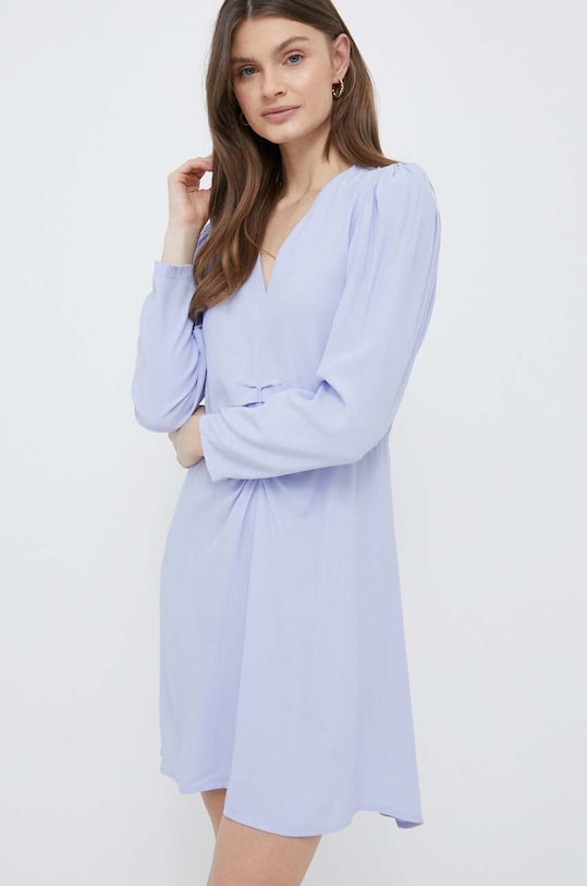 Платье United Colors of Benetton casual голубой 43A0DV031.2H0
