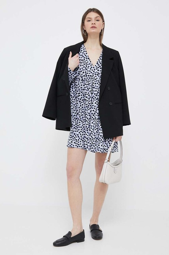 Платье United Colors of Benetton 4YRNDV037.81Q голубой SS23