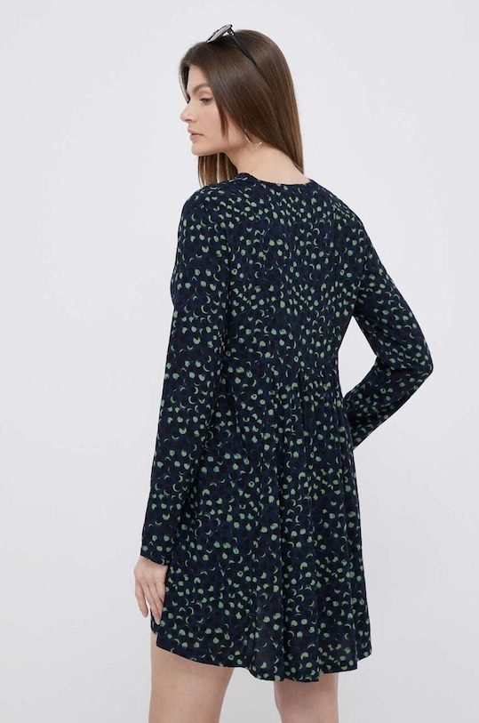 Odzież United Colors of Benetton sukienka 4YRNDV037.81N granatowy