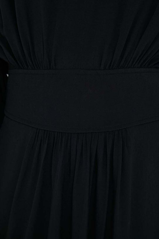 Haljina United Colors of Benetton 43A0DV02Y.100 crna
