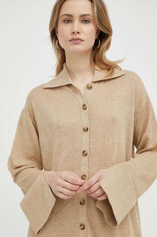 By Malene Birger rochie din in Thoni bej Q71637001