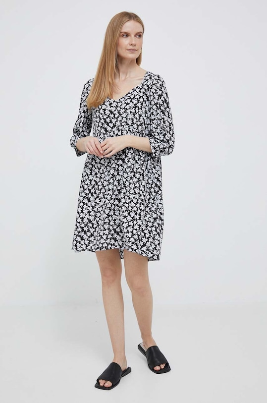 Šaty United Colors of Benetton 43UEDV030.78D bílá SS23