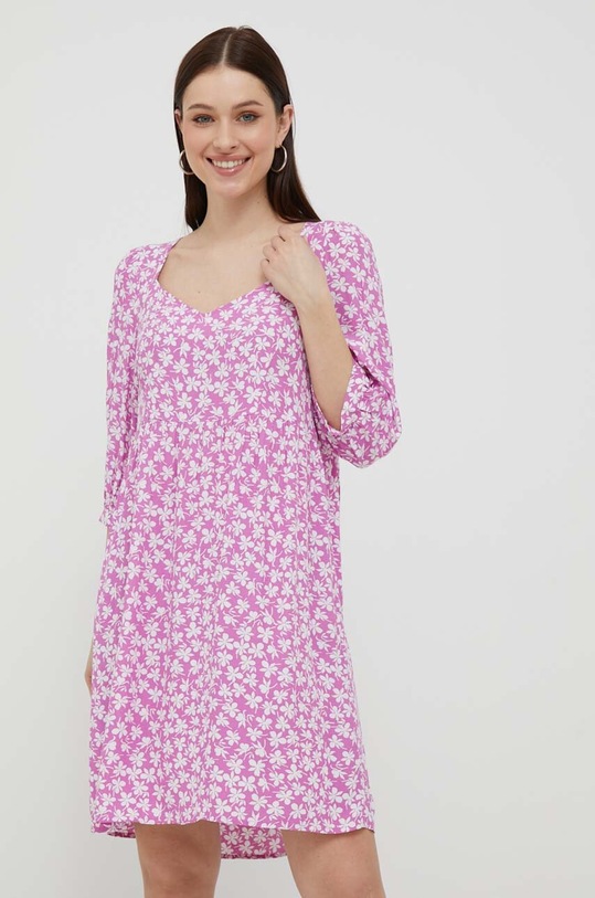 United Colors of Benetton sukienka casual różowy 43UEDV030.78E