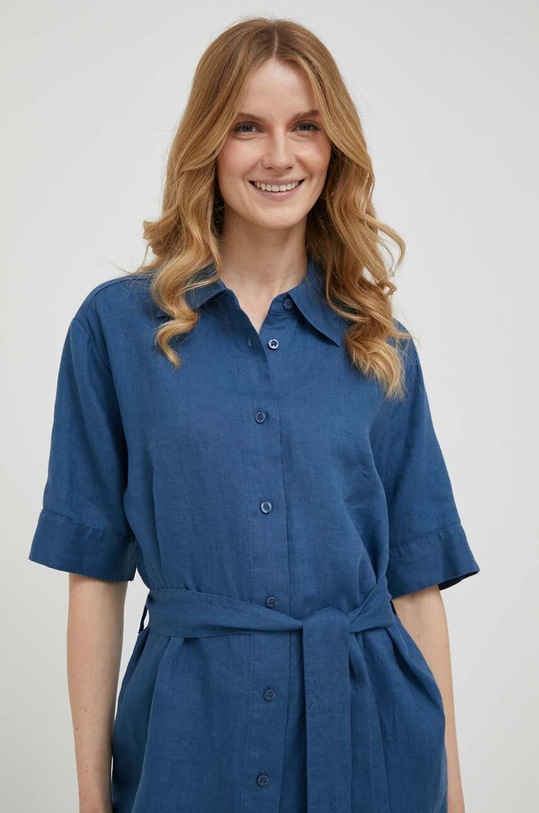 United Colors of Benetton rochie din in bleumarin 4AGHDV039.217