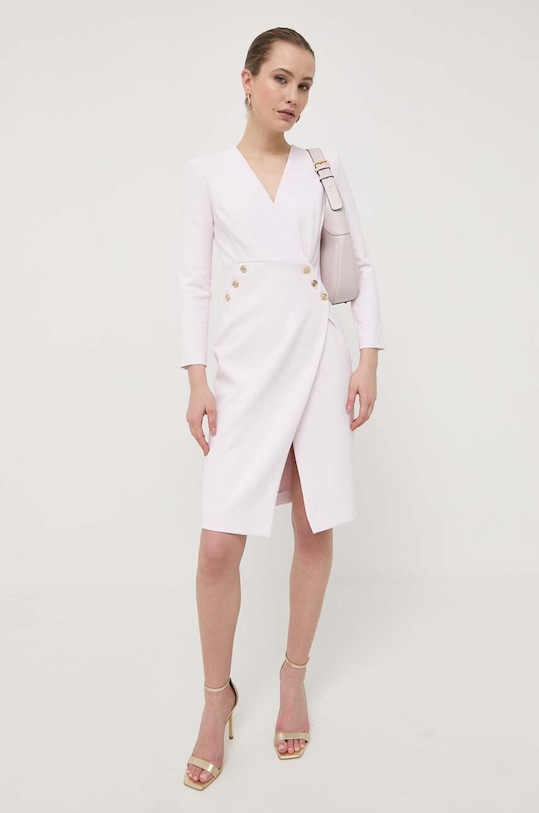 Pinko sukienka trzy czwarte różowy 100519.A0HC