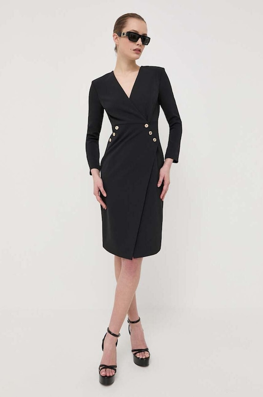 Платье Pinko mini чёрный 100519.A0HC