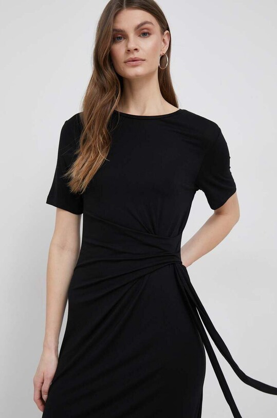 Tommy Hilfiger rochie negru WW0WW39343.PPYX