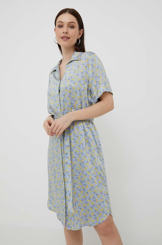 United Colors of Benetton sukienka casual niebieski 4JUZDV04D.73Y