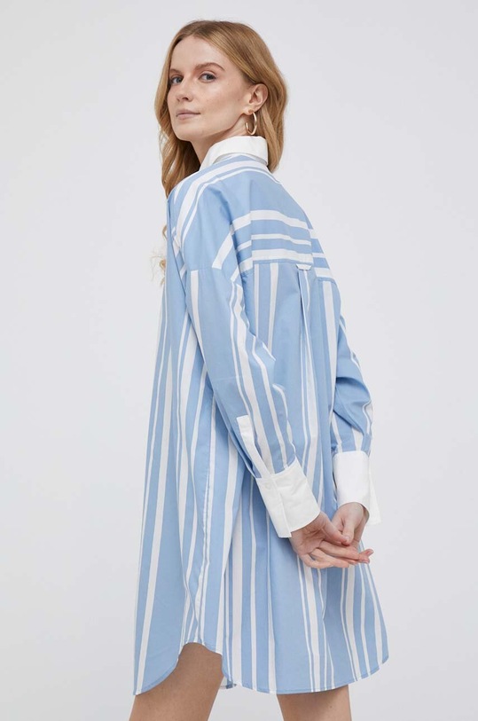 Odjeća Pamučna haljina United Colors of Benetton 5ULPDQ03Y.74K plava