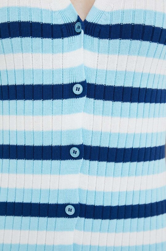 Βαμβακερό φόρεμα United Colors of Benetton 1298EV00U.1Y9 μπλε