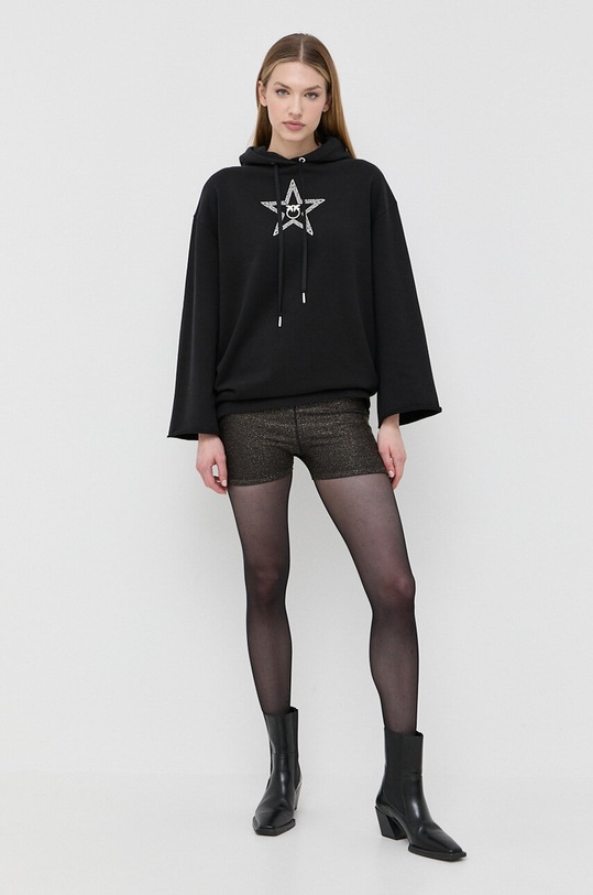 Bavlněné šaty Pinko 100365.A0KM černá SS23