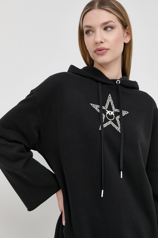 Bavlněné šaty Pinko černá 100365.A0KM