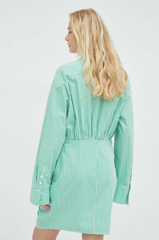 Odzież Herskind sukienka bawełniana 4794943 zielony