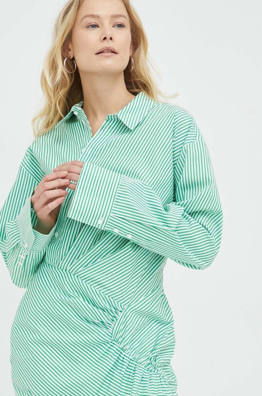 Herskind rochie din bumbac verde 4794943