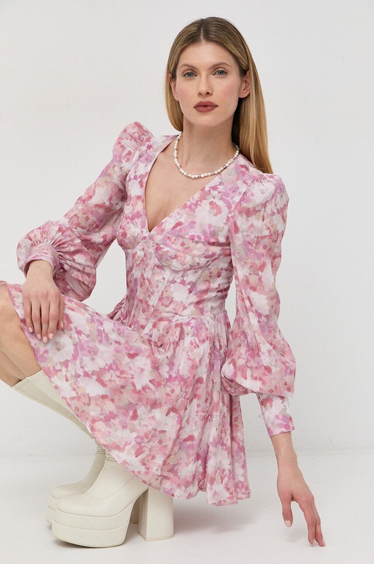 Bardot sukienka 58050DB.PINK.ABSTR różowy SS23