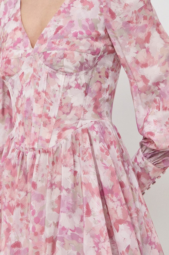 Bardot sukienka 58050DB.PINK.ABSTR różowy
