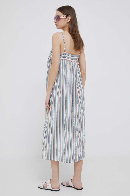 Βαμβακερό φόρεμα United Colors of Benetton 4VZJ5V017.902 πολύχρωμο SS23