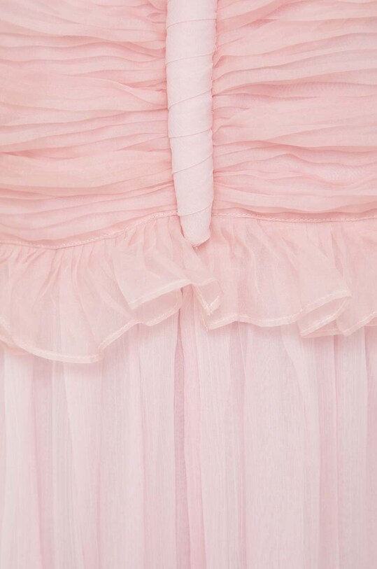 Haljina s dodatkom svile Blugirl Blumarine RA3045.T3339 roza