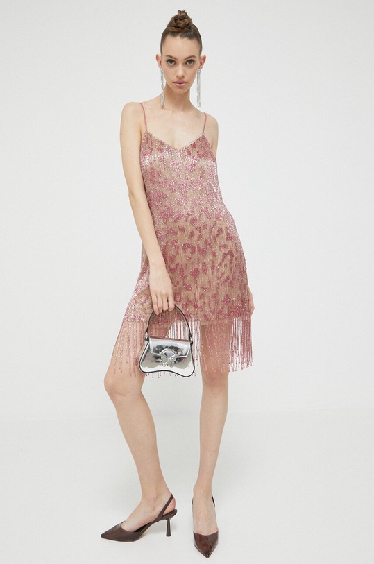 Šaty Blugirl Blumarine mini růžová RA3099.J6545