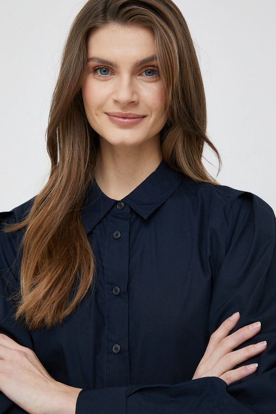 Tommy Hilfiger sukienka bawełniana granatowy WW0WW37976.PPYX