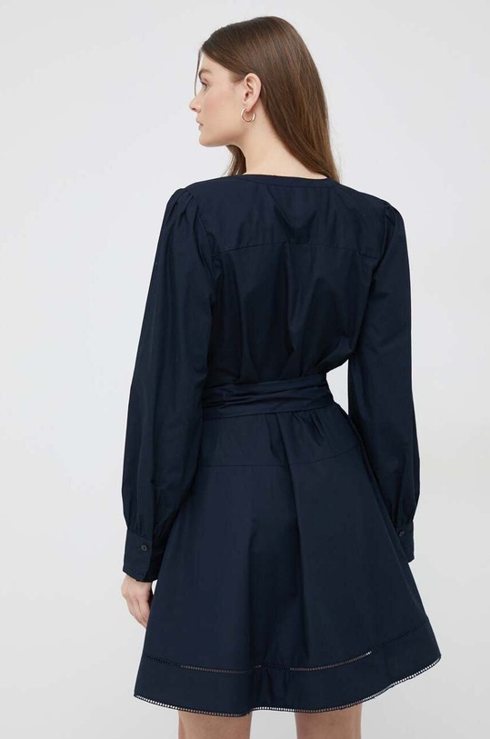 Odzież Tommy Hilfiger sukienka bawełniana WW0WW37962.PPYX granatowy
