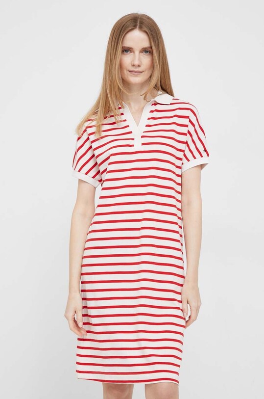 Tommy Hilfiger rochie bej WW0WW38639.PPYX